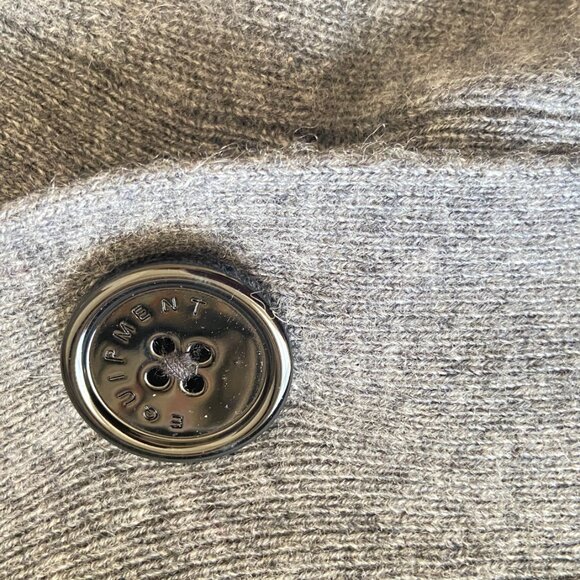 EQUIPMENT CASHMERE BUTTON FRONT ELDER CARDIGAN XS - Picture 3 of 9